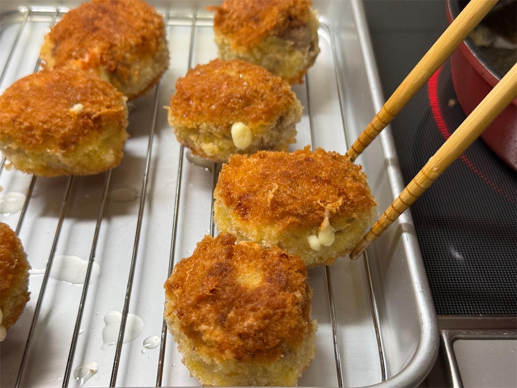 レシピ】とろーりザクザク♬豚こまチーズカツ♬ - しにゃごはん blog