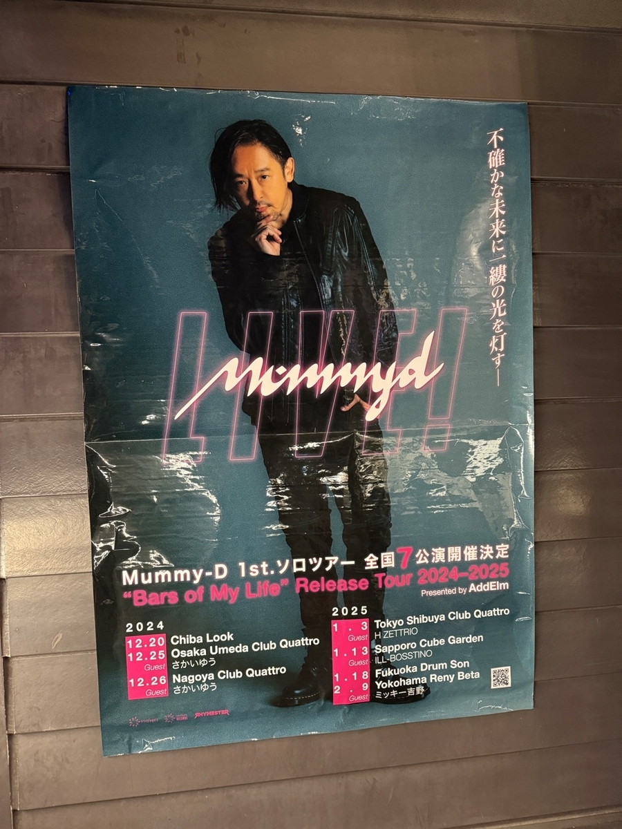 マボロシ ワルダクミ B2 ポスター Mummy-D RHYMESTER RHYMESTER