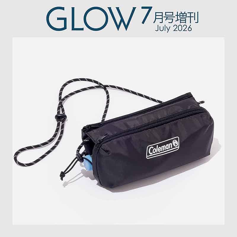 GLOW 2026年 7月号増刊版 付録 Coleman ダブル収納ボトルショルダーバッグ