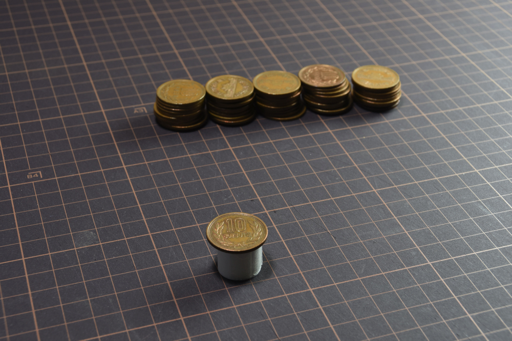小銭貯金に コイン巻き用紙 を作りました Vamrss