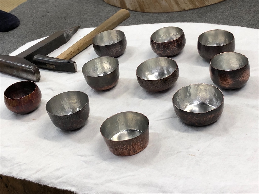 愛用している酒器について - 玉川堂の鎚起銅器 - しらたまの飲酒
