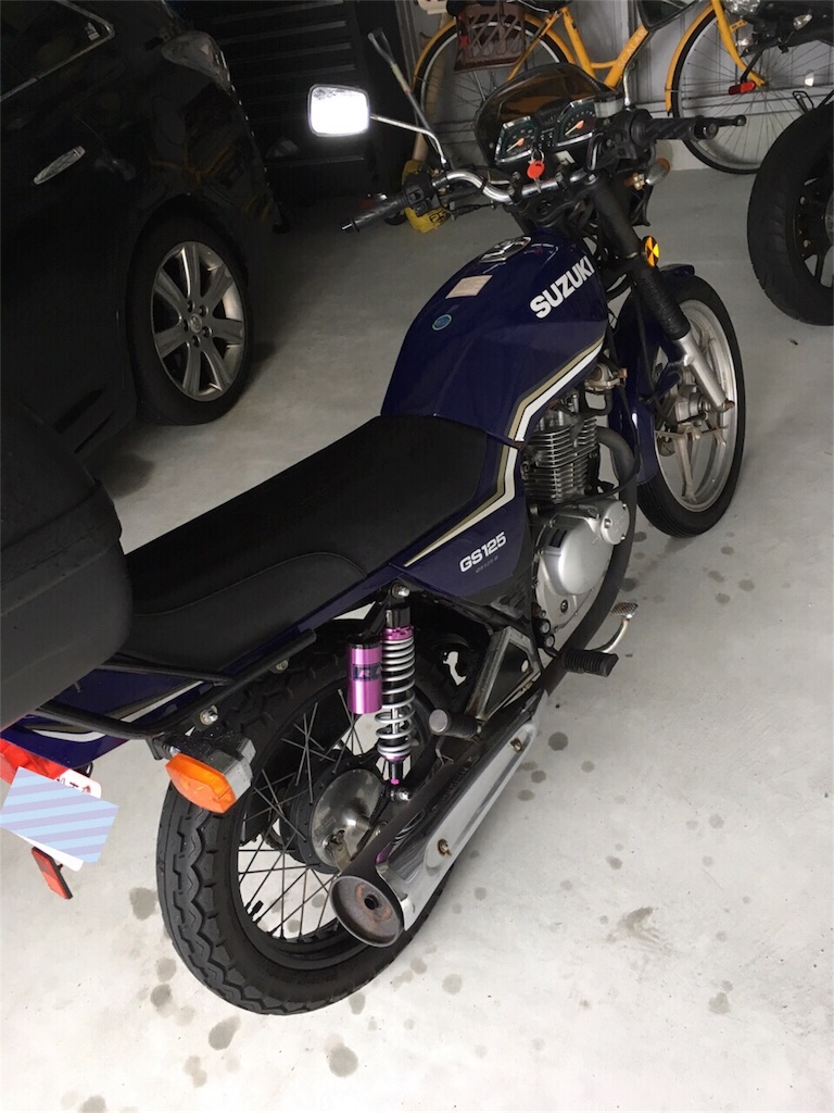 gs125 リアホイール