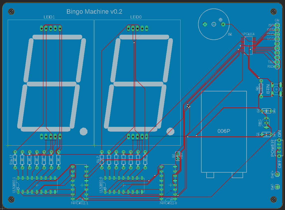 【命の展開図No.7】 ビンゴマシンPCB - SHIROのIchigoJam日記