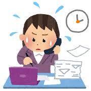 忙しくしている会社員