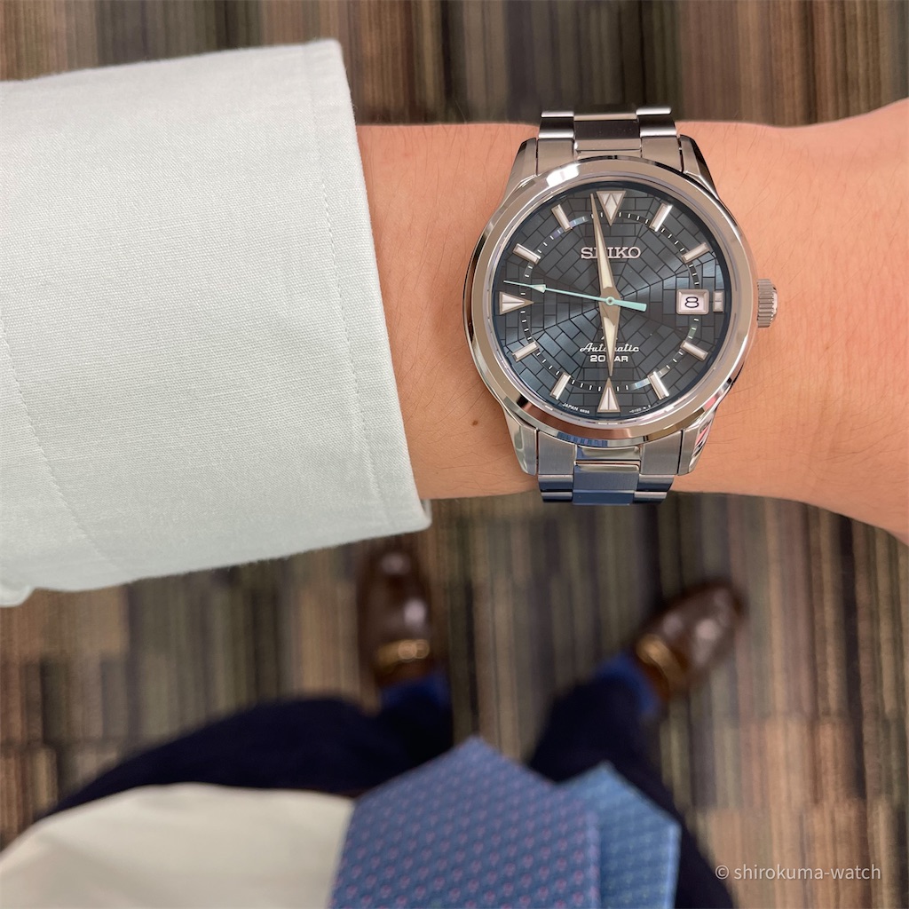 購入レビュー【SEIKOプロスペックス】SBDC151 魅力的な銀座通り石畳