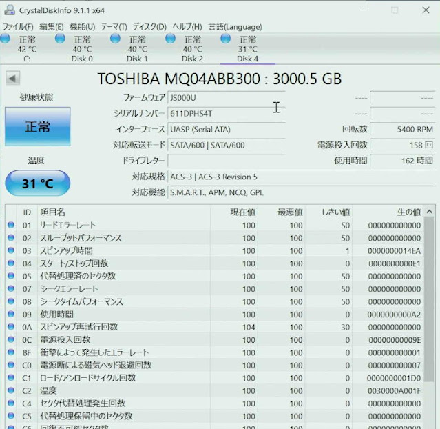 CrystalDiskInfo HDD2