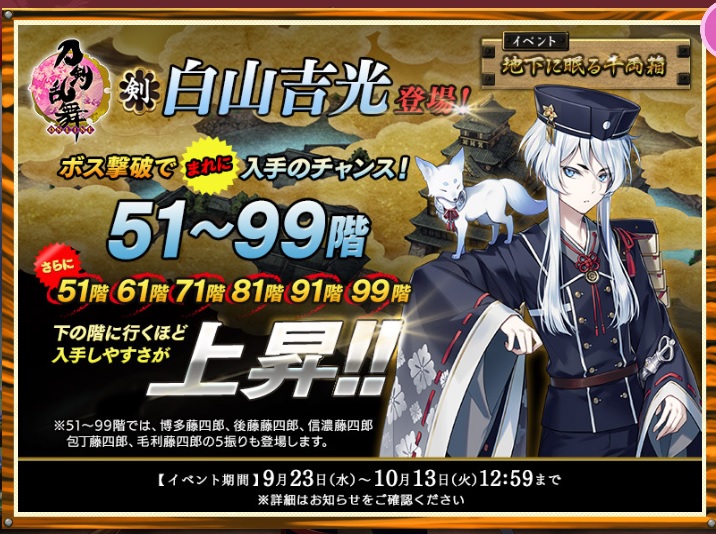 刀剣乱舞 地下に眠る千両箱 大阪城 攻略 21年5月 とっちらかってる 刀剣乱舞 地下に眠る千両箱 大阪城 攻略 21年5月 とっちらかってる