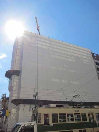 デオデオ第二本店建設工事現場