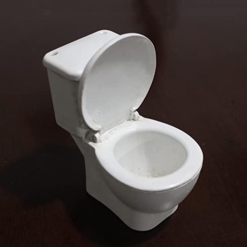 Luottus ミニチュア ミニ水洗便器 モデル 置物 トイレ 浴室 アクセサリー 小物 雑貨 DIY 撮影道具 ドール ドールハウス用 装飾用 箱庭用 かわいい