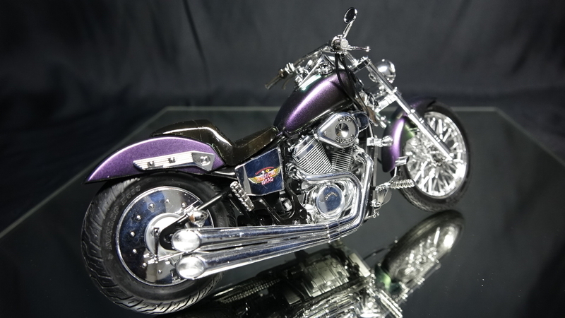 完成 依頼品 1/12 アオシマ ホンダ スティード400VSE - shishimarux's blog