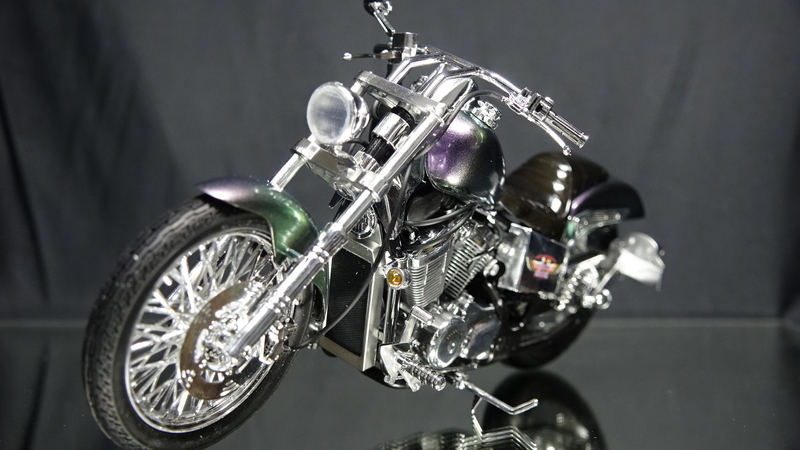 完成 依頼品 1/12 アオシマ ホンダ スティード400VSE - shishimarux's blog