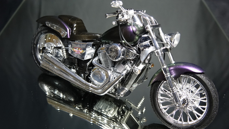 完成 依頼品 1/12 アオシマ ホンダ スティード400VSE - shishimarux's blog
