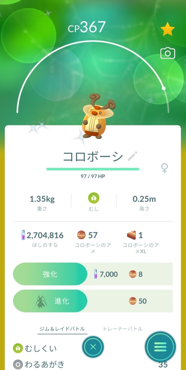 22年4月18日の色違いポケモン ちょっとしたこと