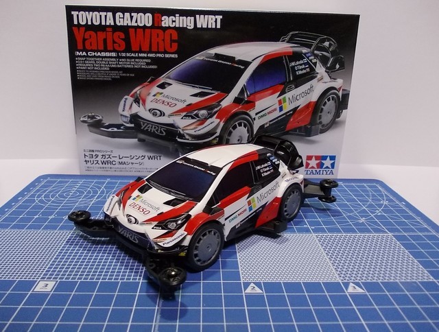 タミヤ ミニ四駆 ヤリス WRC（カストロールオリジナルステッカー付