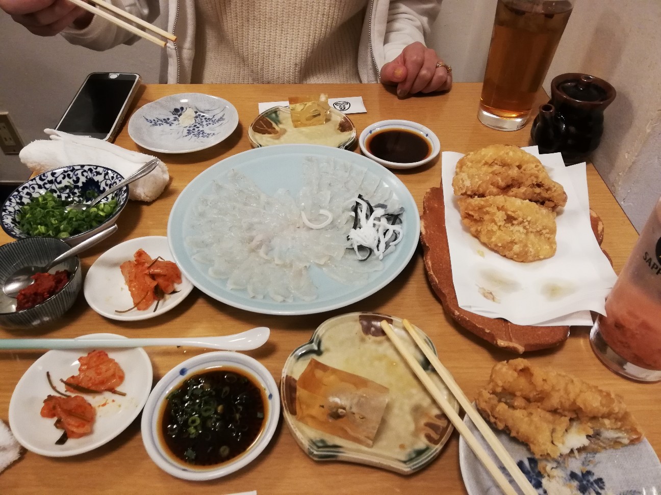 ふぐ唐揚げ6千円コース