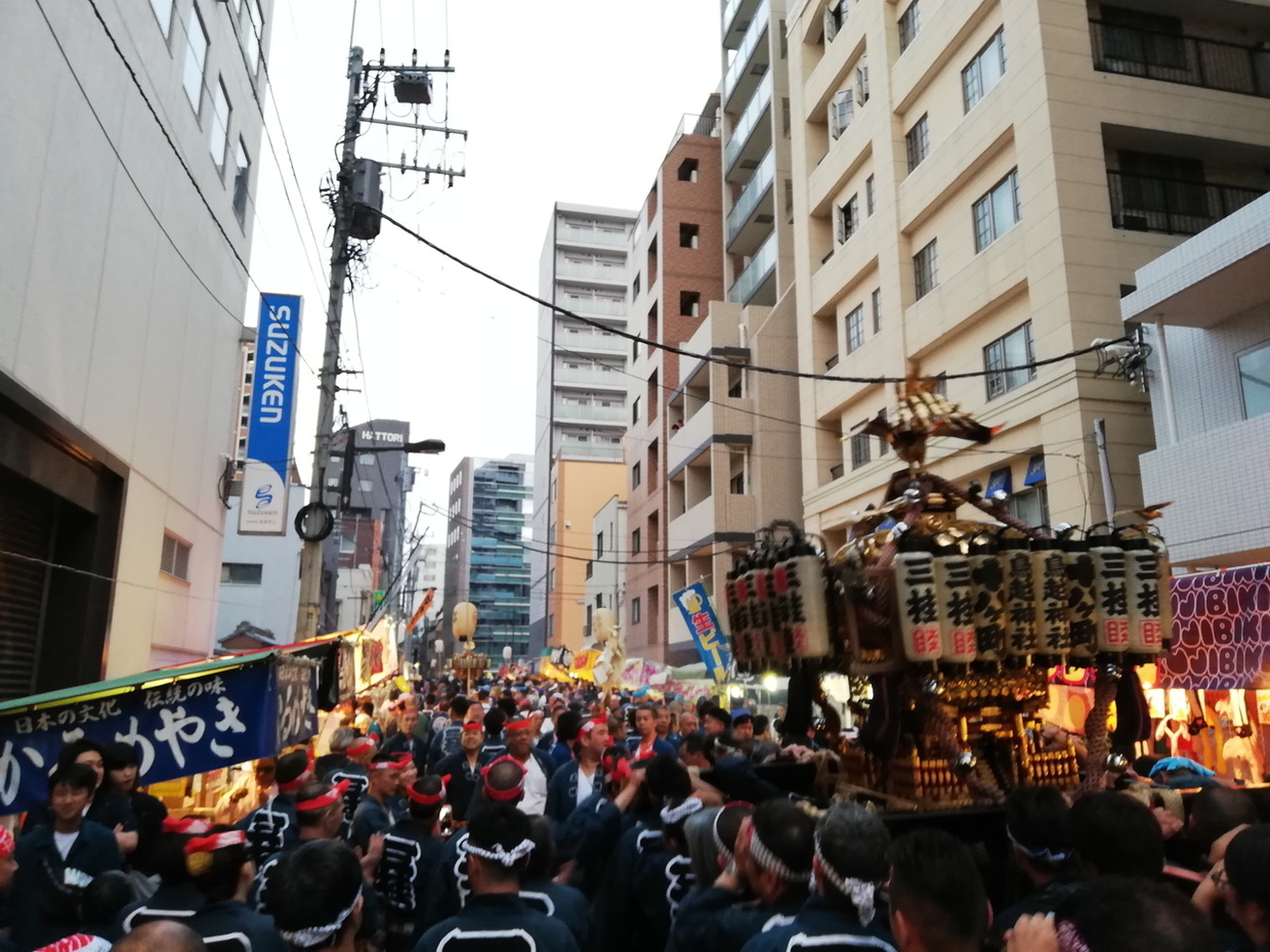 屋台とお神輿