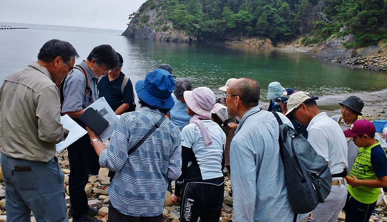 18年7月14日 16日三陸現地講座 石巻 牡鹿半島 雄勝 2 牡鹿半島の観察 山の自然学クラブ 事務局ブログ