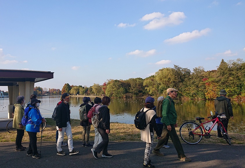 2022年11月現地講座・水元公園　石井誠治さん