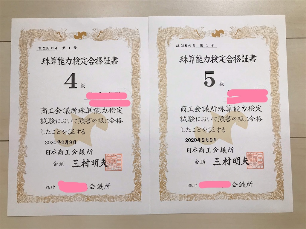 そろばん検定合格 よく 育 ところ