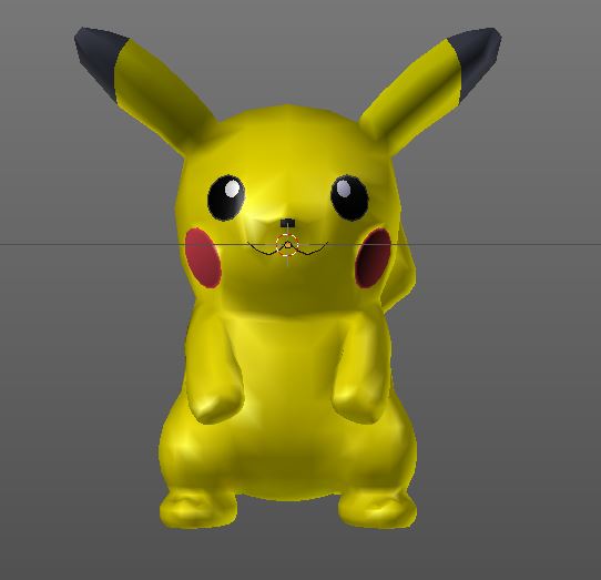 Blender 97日目 ピカチュウのモデリング その15 色や頂点の微調整 初心者から画像制作 3d Graphic Design From Beginner