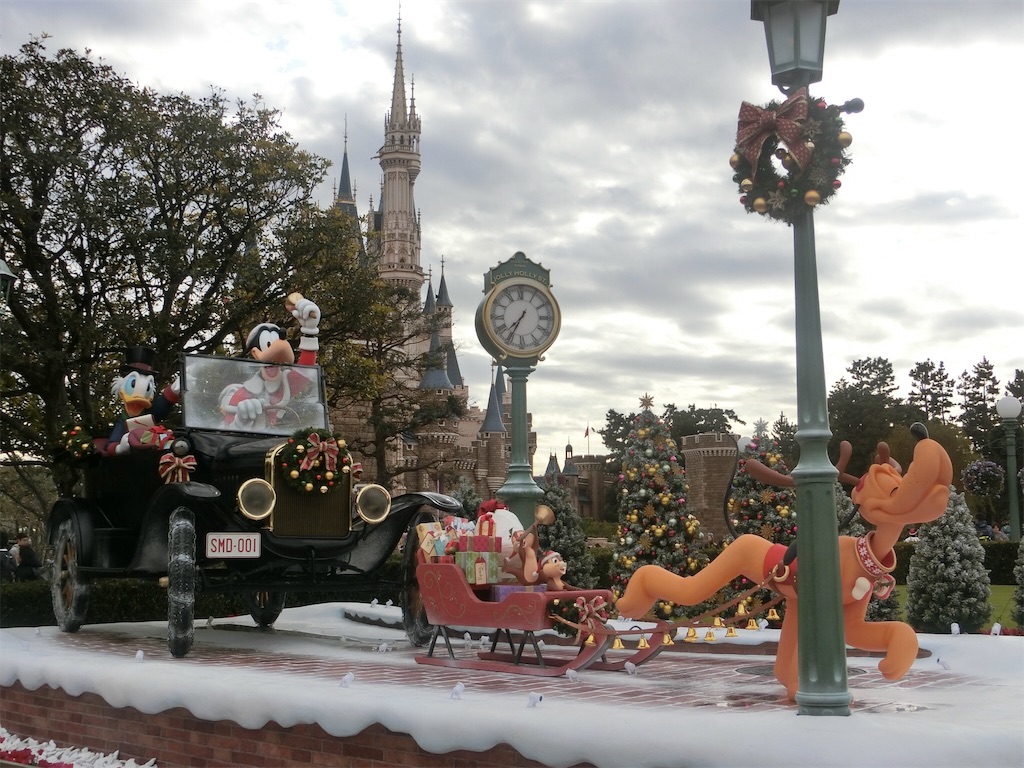 18年ディズニークリスマス やっぱりぼっちディズニーね 湘５ 湘南の旅人