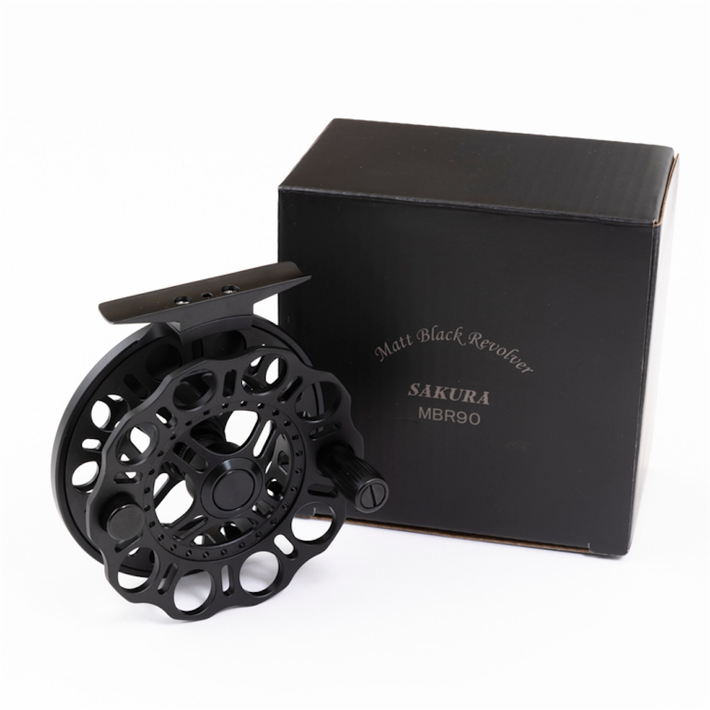 マットブラックリボルバー【新品】 サクラ ヘチリール サクラ マットブラックリボルバー ヘチ リール