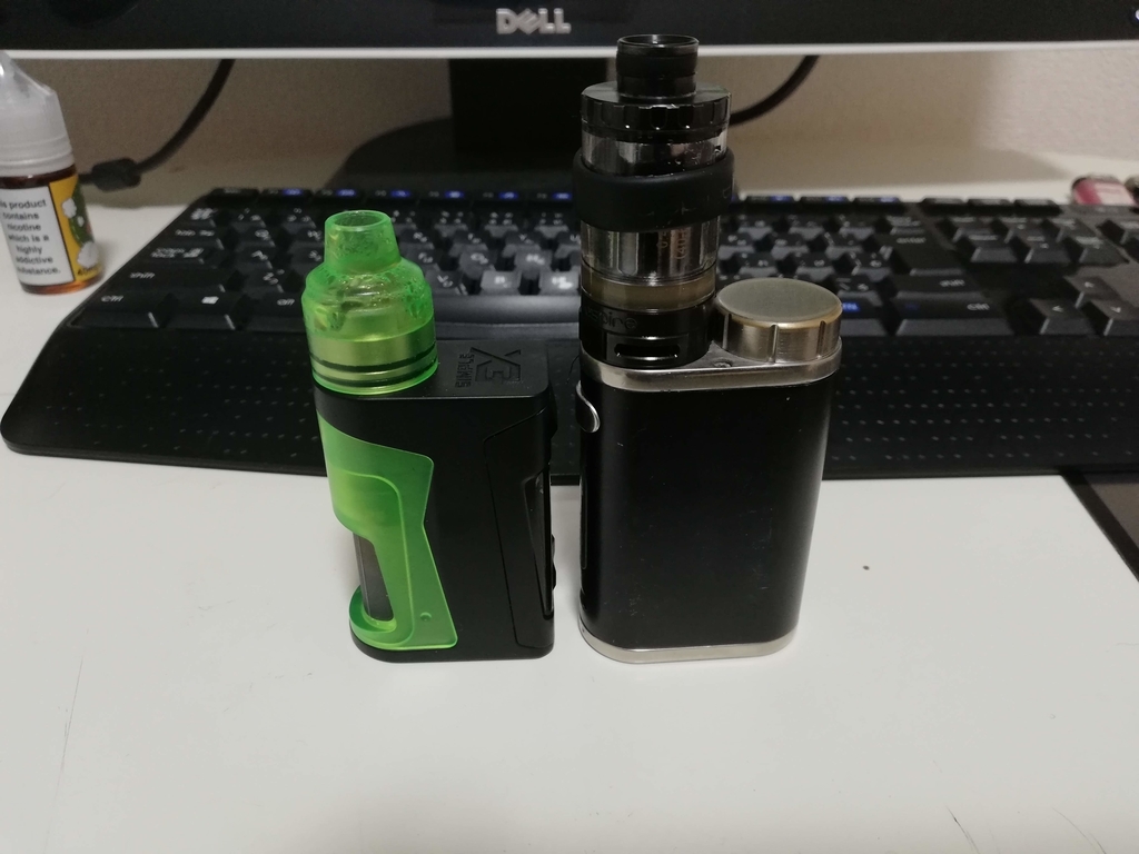ニコチンソルト用にvandy Vapeのsimple Ex購入 届いたのでレビューも含めて紹介します ワンダパパ喫煙奮闘記