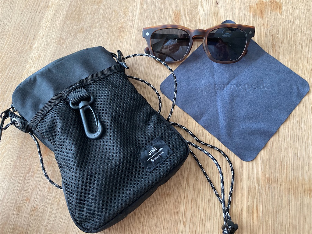 JINS Switch」JINS×SnowPeakのコラボ品 2way メガネ/サングラスの人気