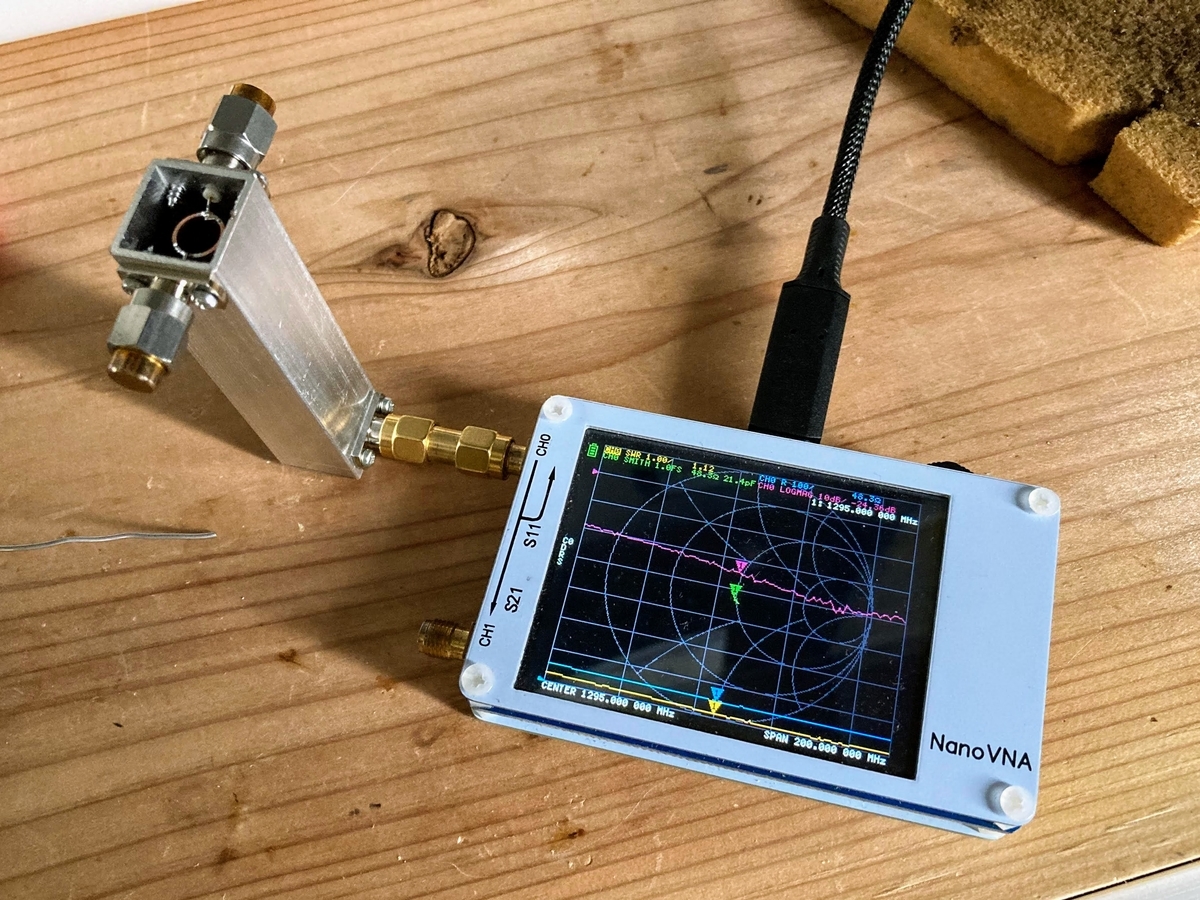 NanoVNAで計測した結果