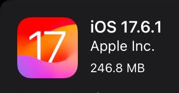 iPhone SE（第2世代）をiOS17.6.1にアップデート、高度なデータ