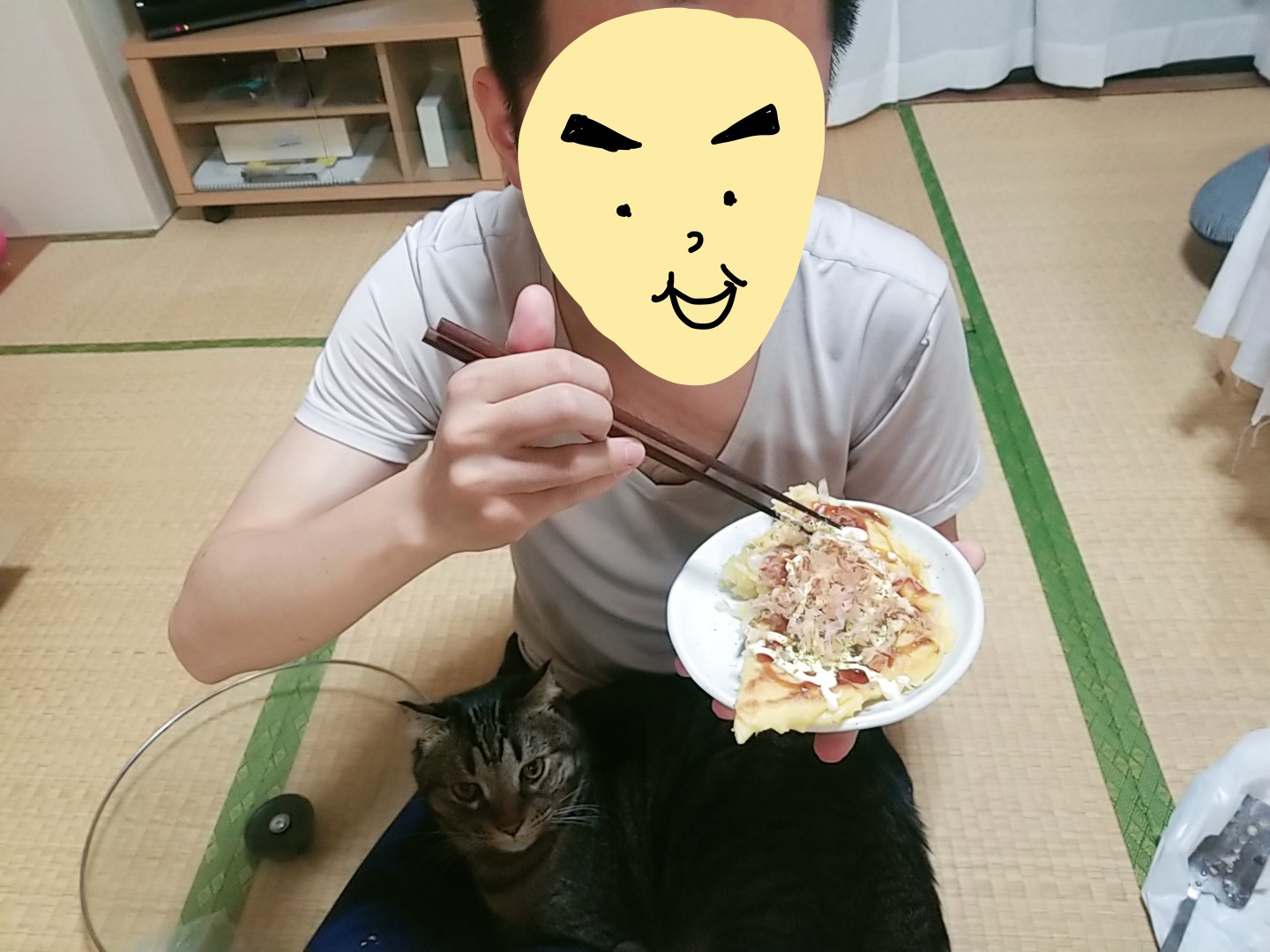 おこのみやき　ネコ