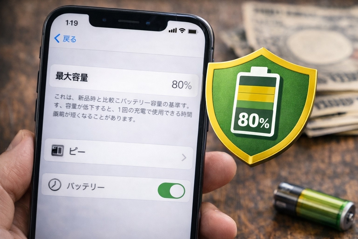 バッテリー容量80パーセント以上の保証