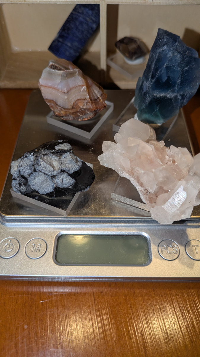 アクリルベース＆鉱物