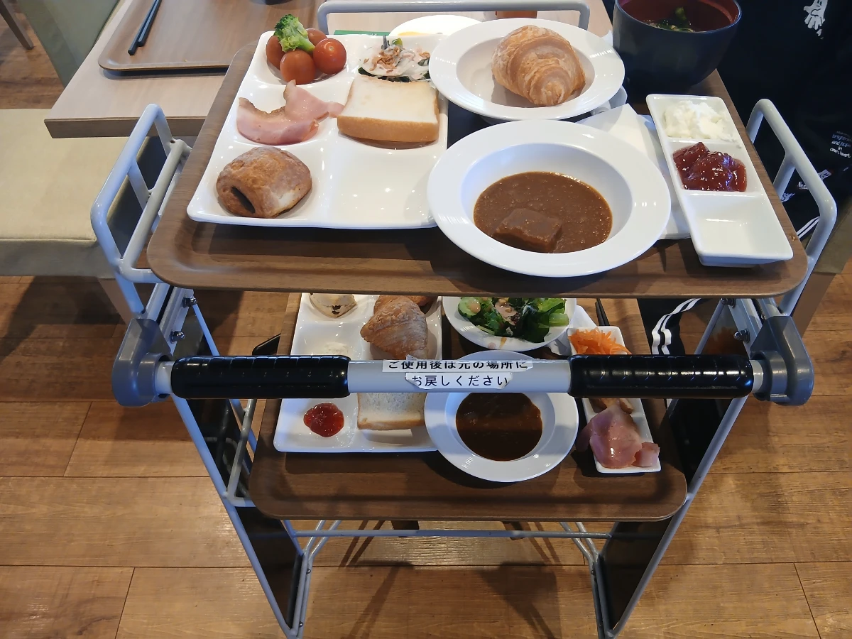 エピナール那須の朝食バイキング
