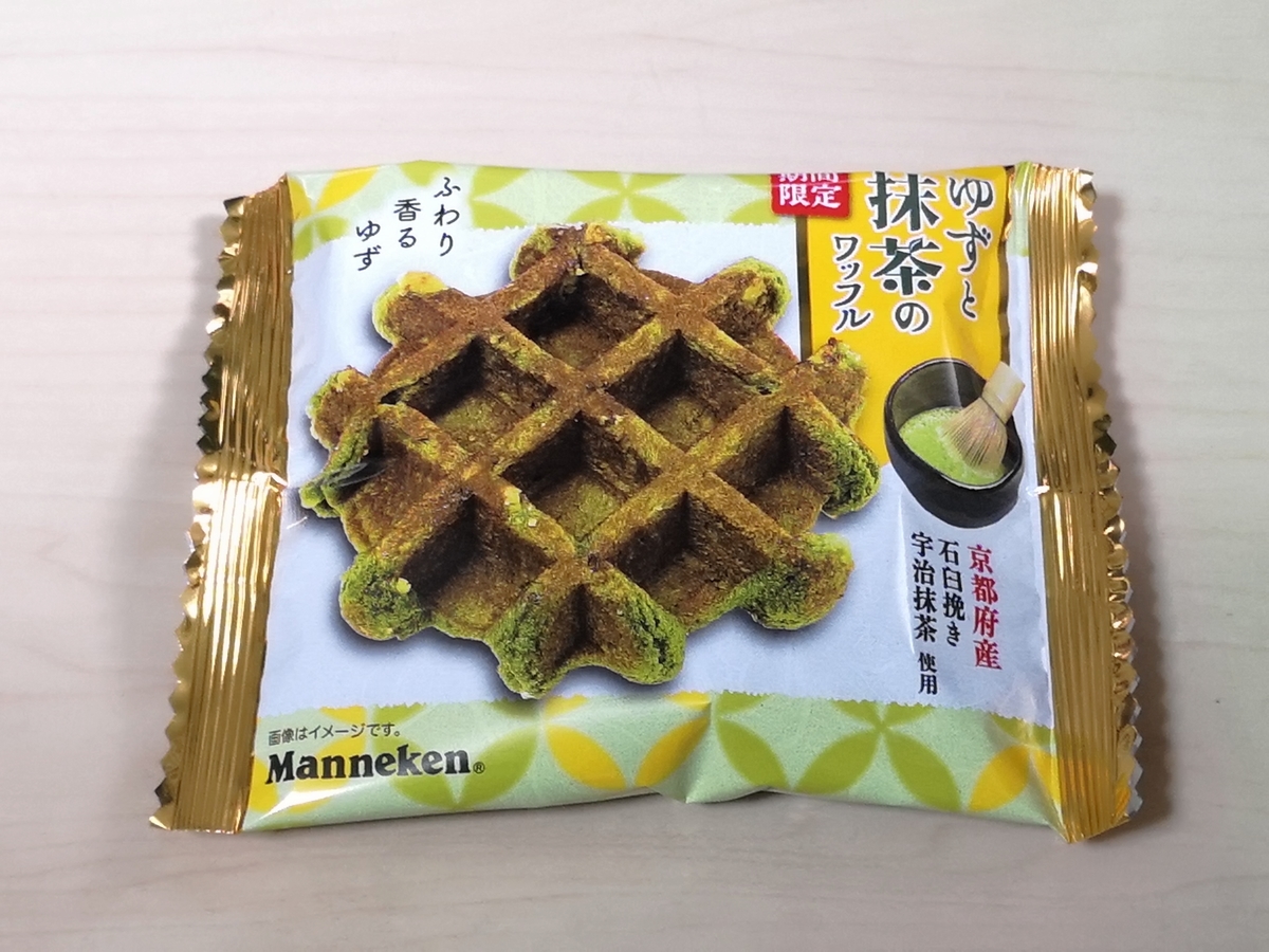 マネケン ゆずと抹茶のワッフル