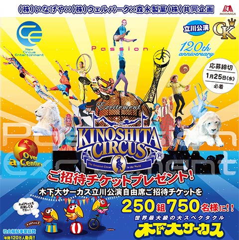 木下大サーカス 森ノ宮 5枚 土曜平日無料 木下大サーカス 森ノ宮 5枚 土曜平日無料