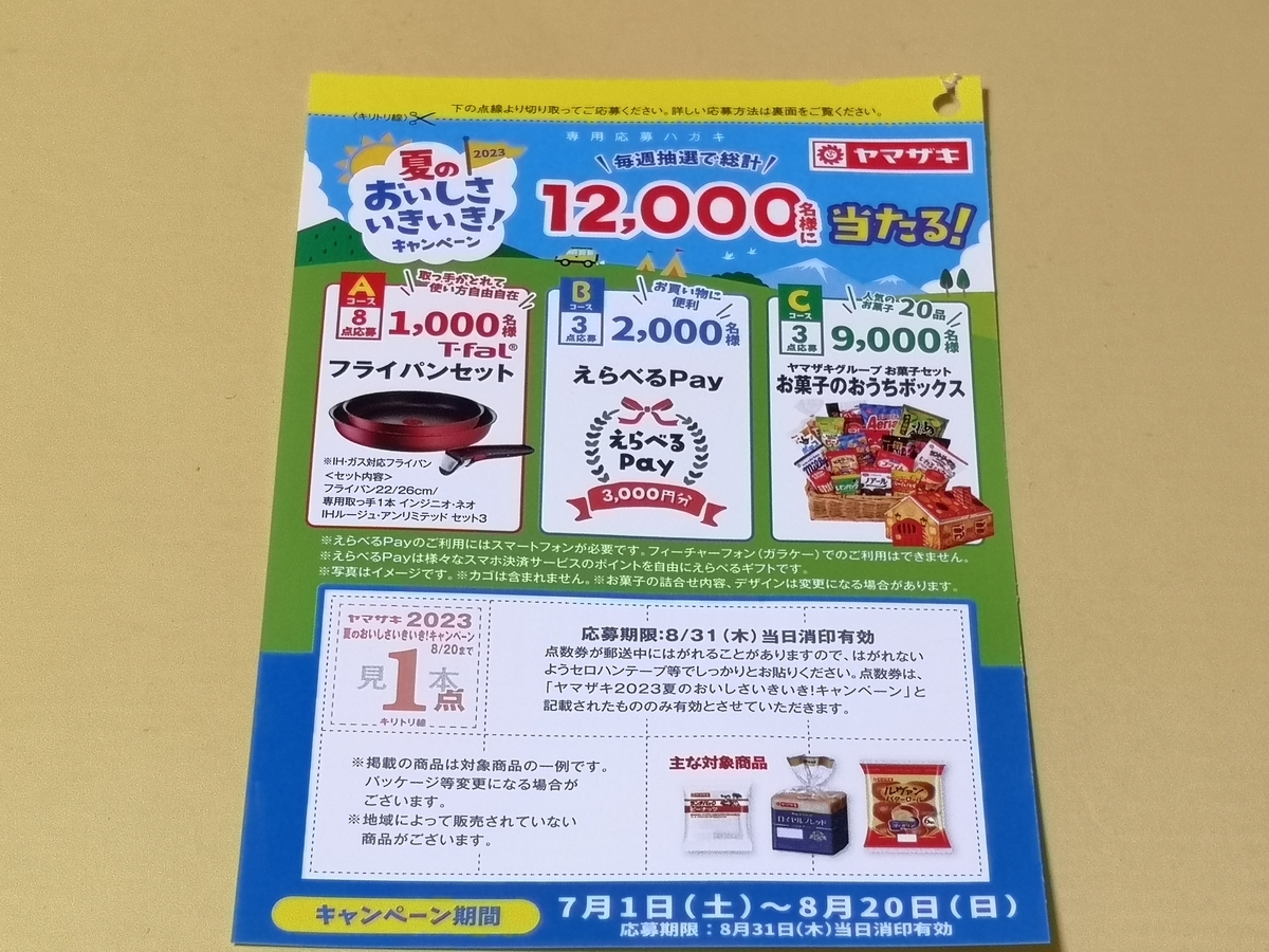 ヤマザキ2023夏キャンペーンT-falインジニオ・ネオ新品未開封