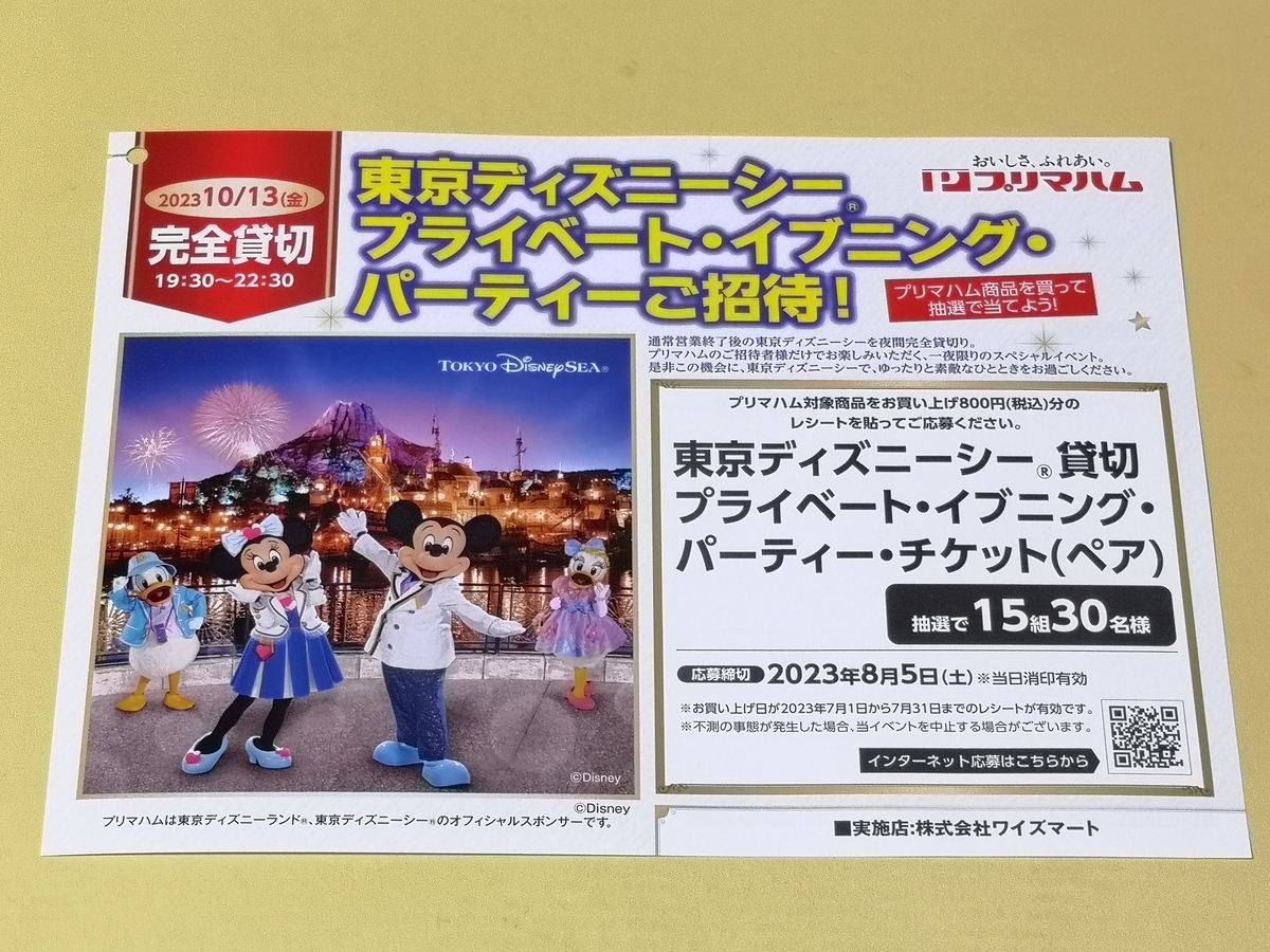 8月7日（土）ディズニーランド チケット ペア