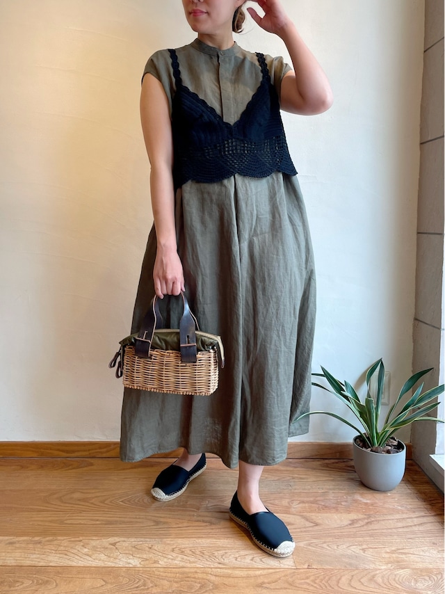 TICCA ビスチェ 2wayフラワープリントビスチェ/TBES-421 (navy)