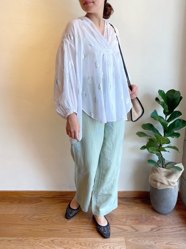 メタリック箔プリント×コットンボイル - anouk shop blog