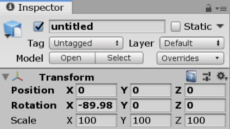 f:id:shop_0761:20200222192537p:plain Blenderから出力したFBXファイルをUnityに持っていくとRotationやScaleが100倍になったりとおかしくなる