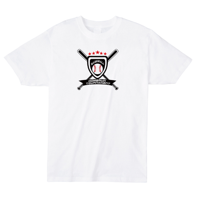 ベースボールロゴプリントTシャツ
