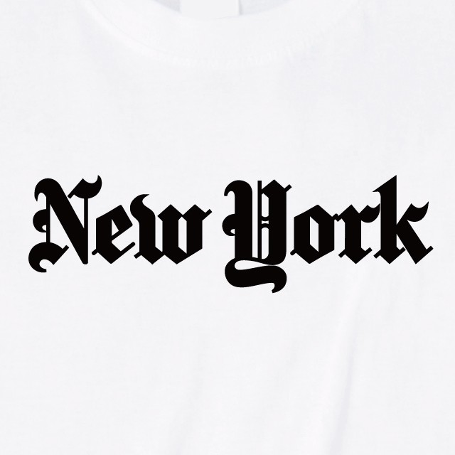 ニューヨークロゴ プリントTシャツ ニューヨークロゴ プリントTシャツ
