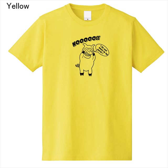 ブタプリントTシャツ