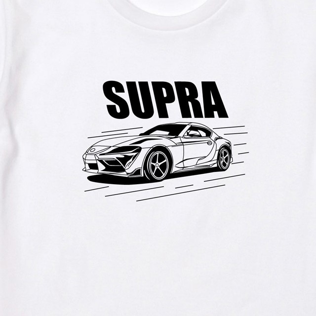 スープラロゴプリントTシャツ