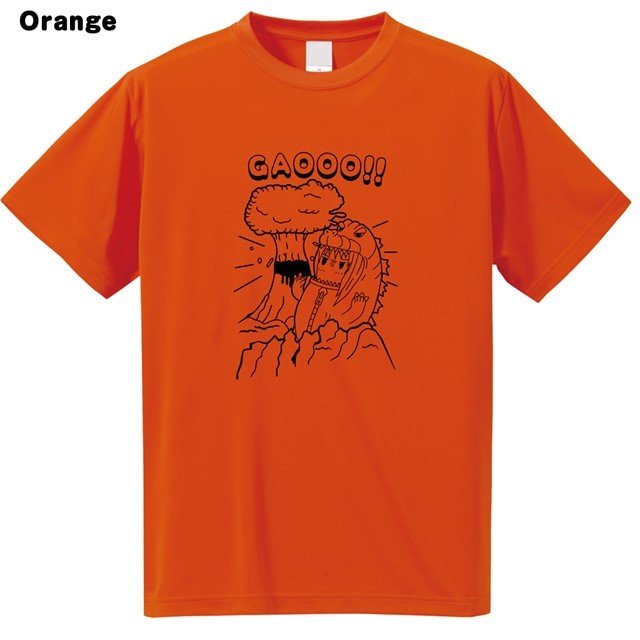 怪獣島着ぐるみ特撮プリントドライTシャツ
