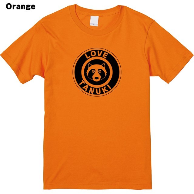 たぬきラブロゴTシャツ