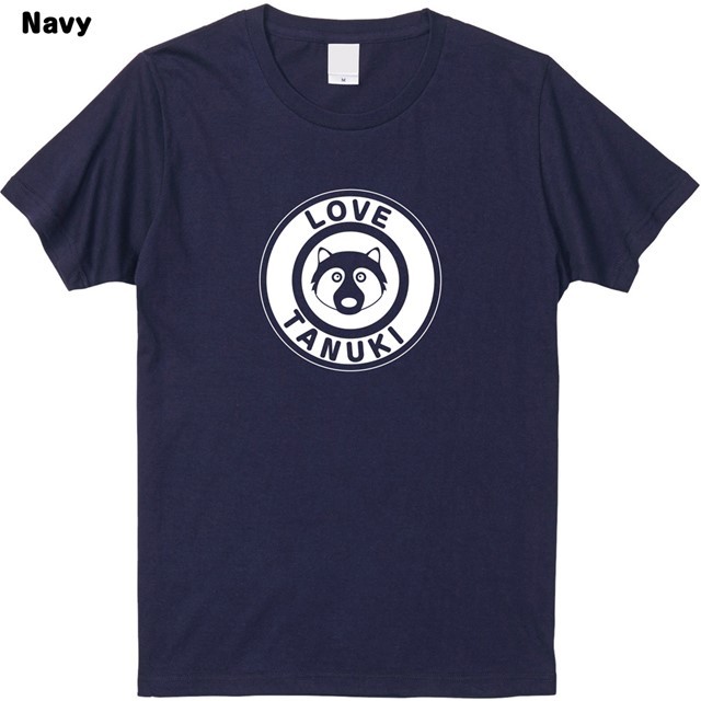 たぬきラブロゴTシャツ