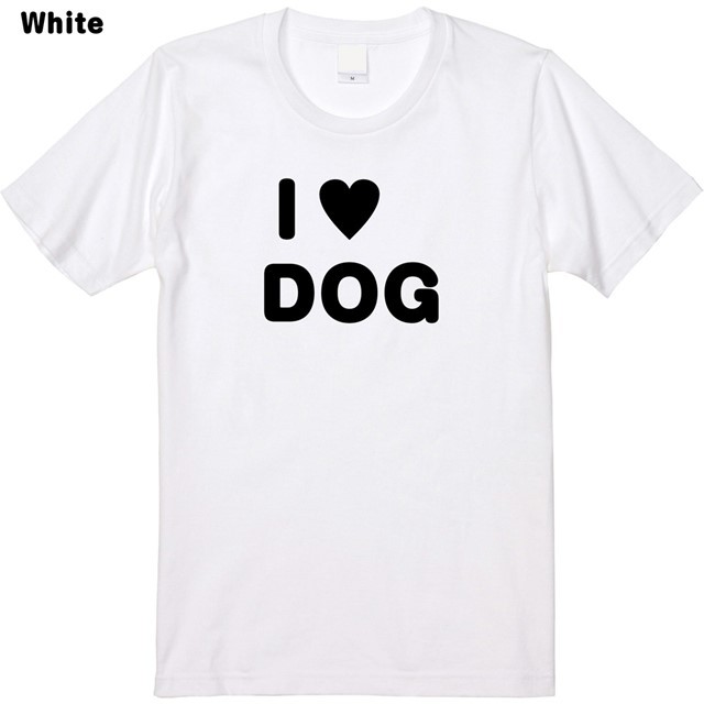 I LOVE DOGロゴTシャツ