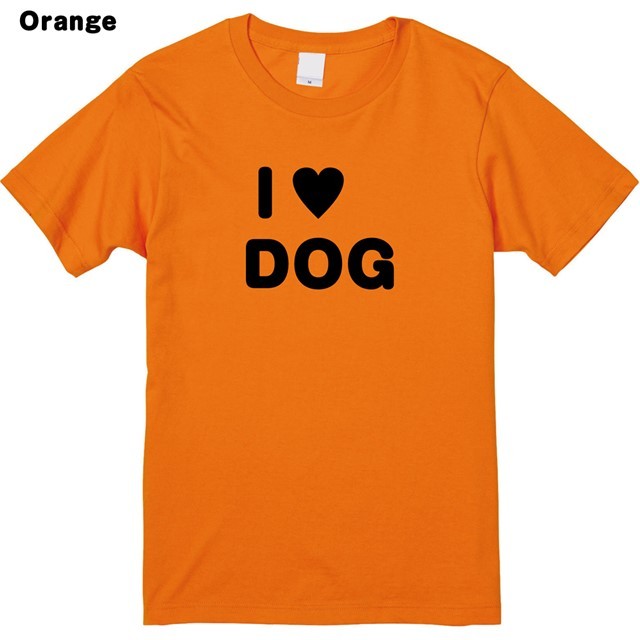I LOVE DOGロゴTシャツ